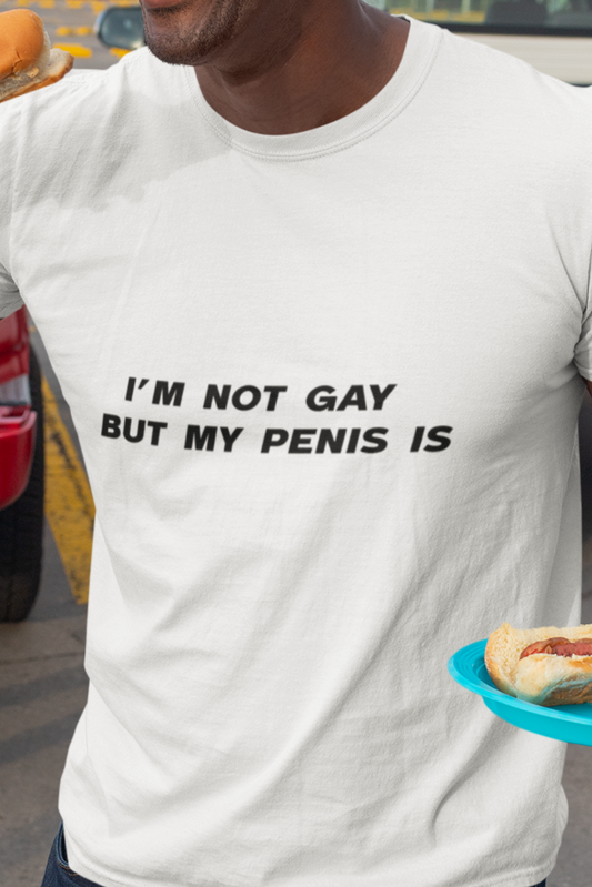 I'm not gay but my penis is T-shirt