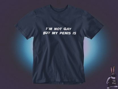 I'm not gay but my penis is T-shirt