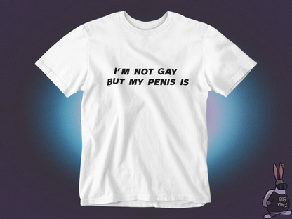 I'm not gay but my penis is T-shirt