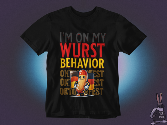 On my wurst behavior T-shirt