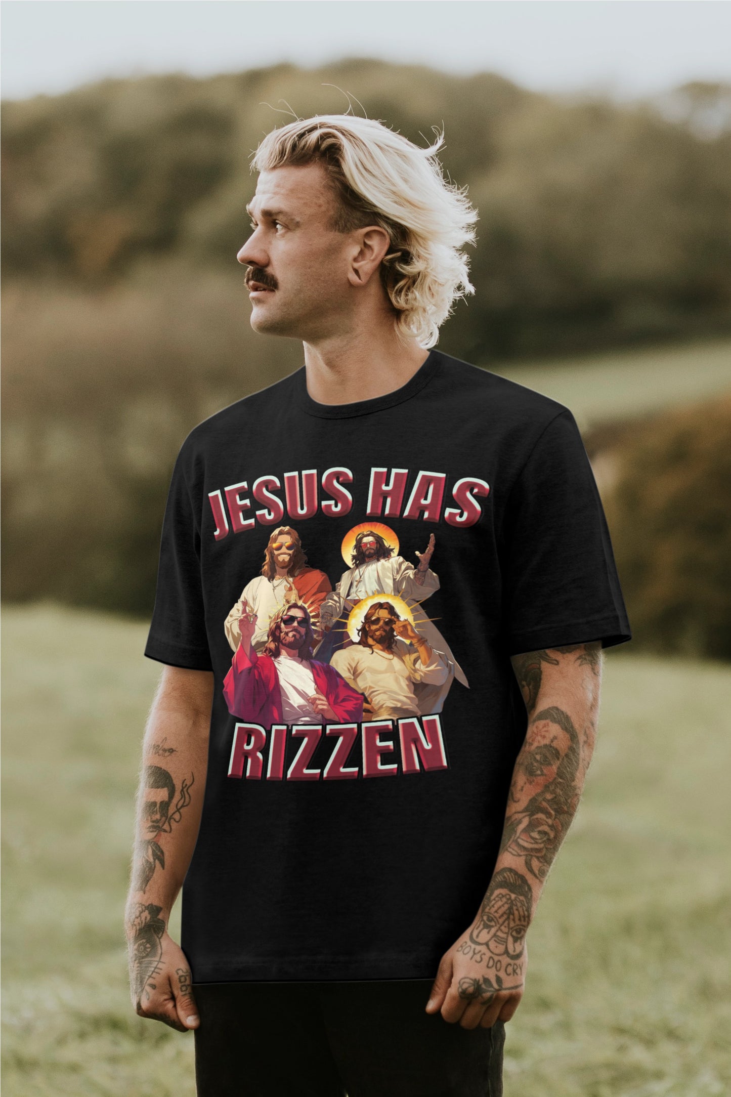 Jesus has rizzen T-shirt