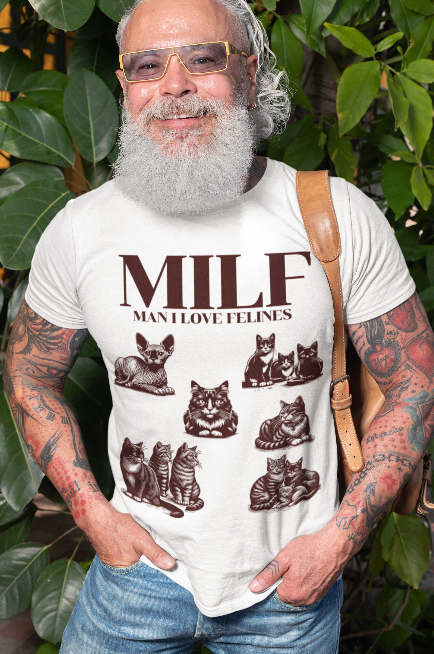 MILF man I love felines T-shirt