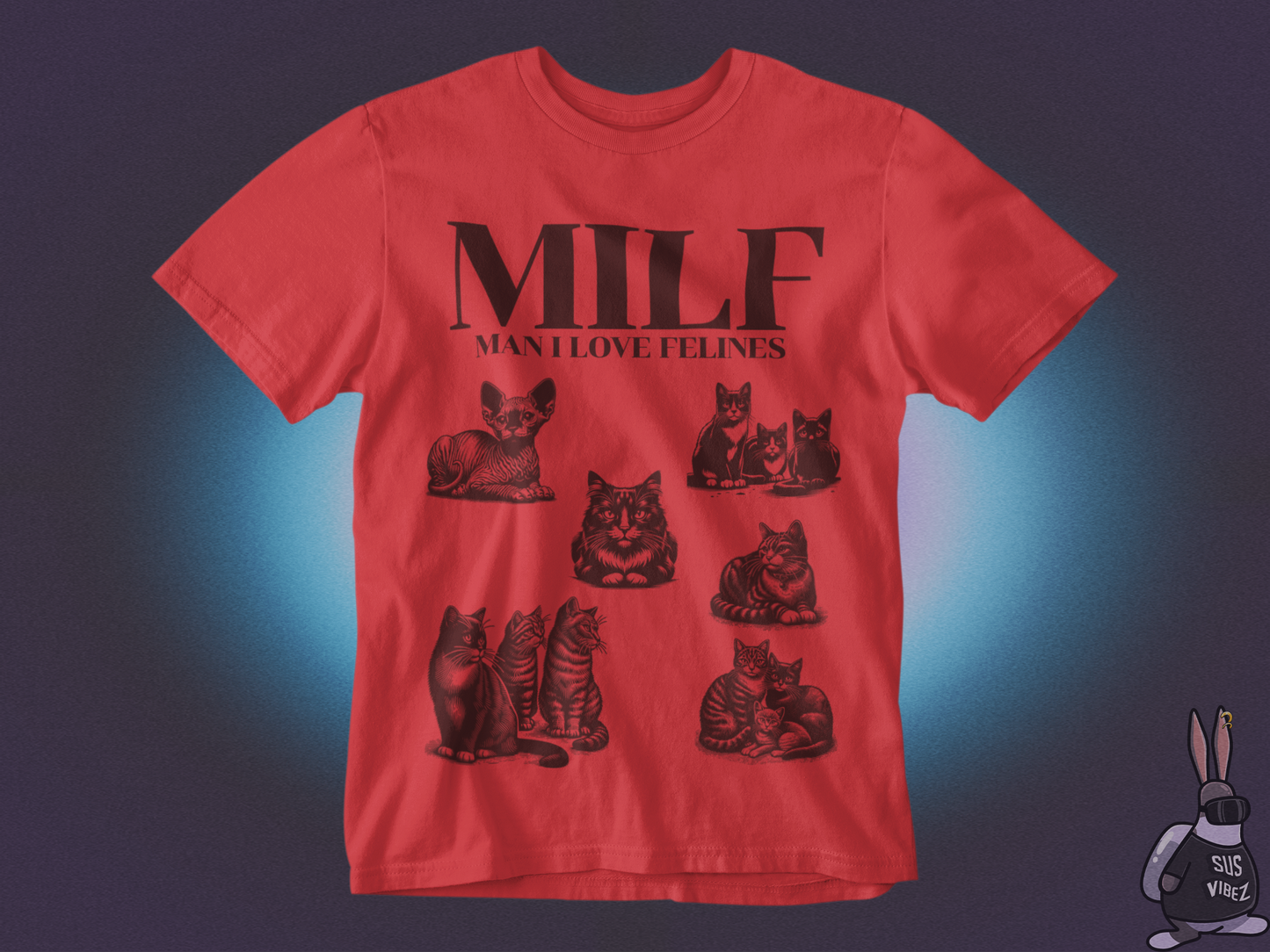 MILF man I love felines T-shirt