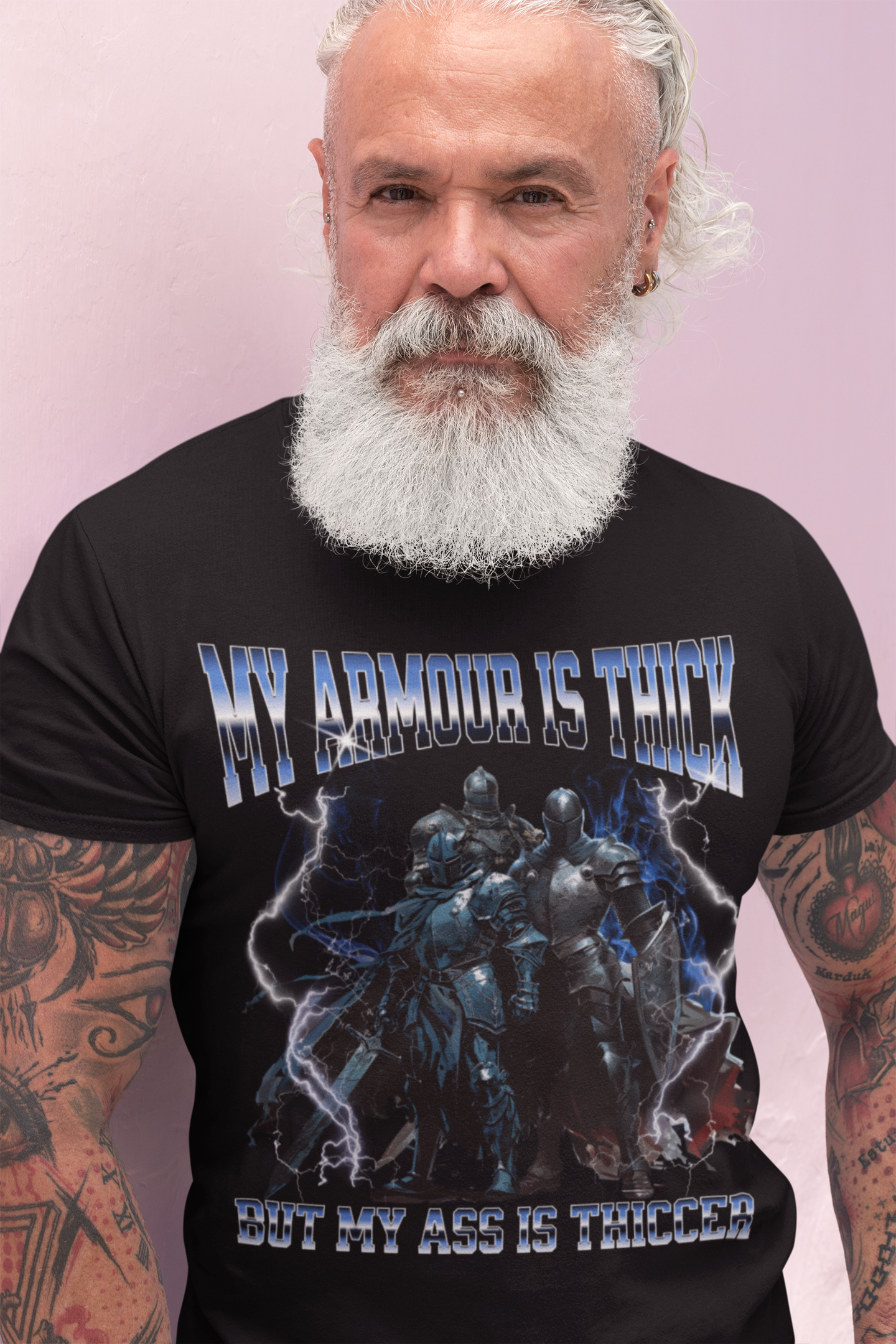 My armour is thick but my ass is thiccer T-shirt