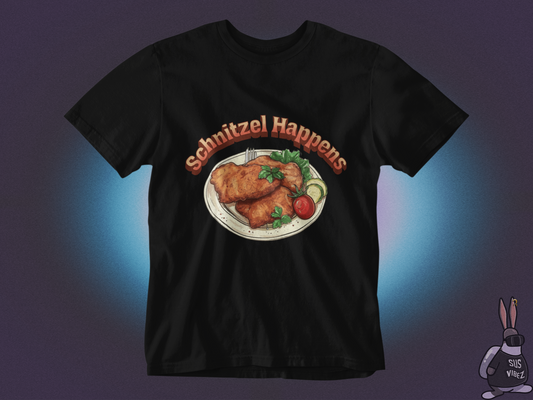 Schnitzel happens T-shirt