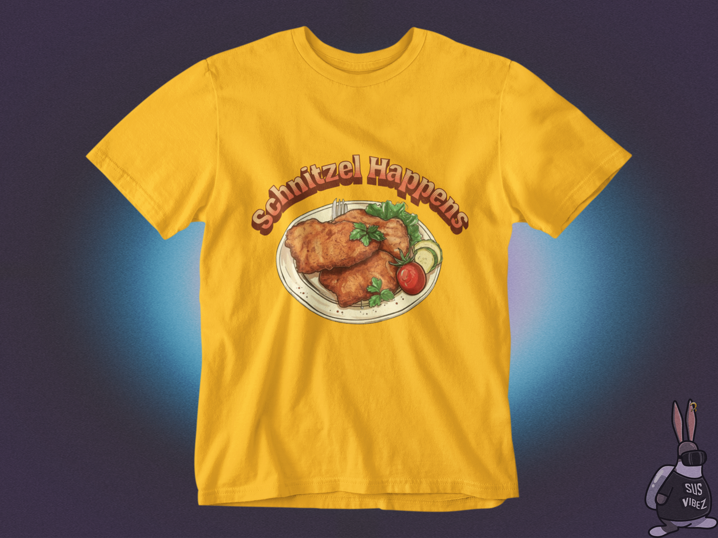 Schnitzel happens T-shirt