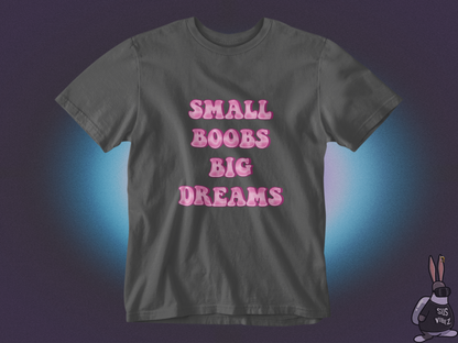 Small boobs big dreams T-shirt