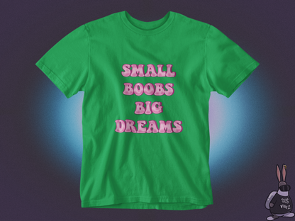 Small boobs big dreams T-shirt