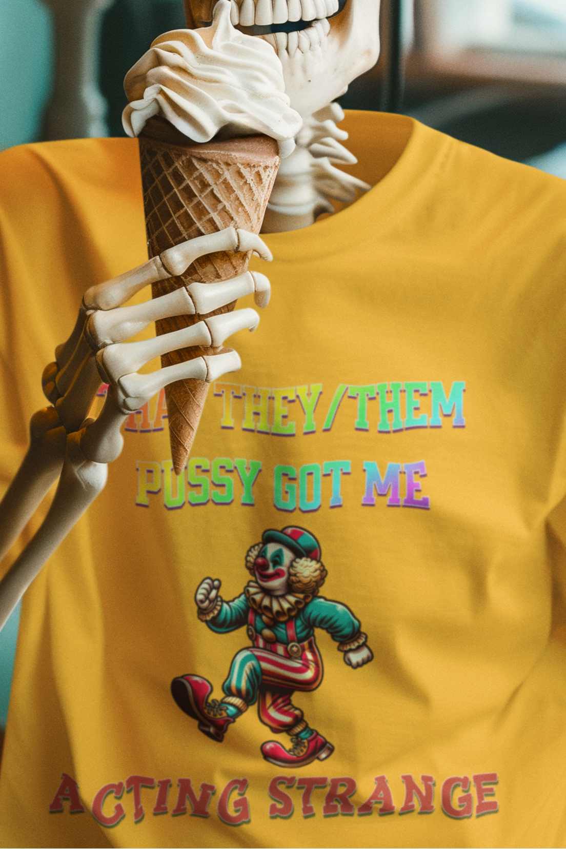 That they/them pussy got me acting strange T-shirt