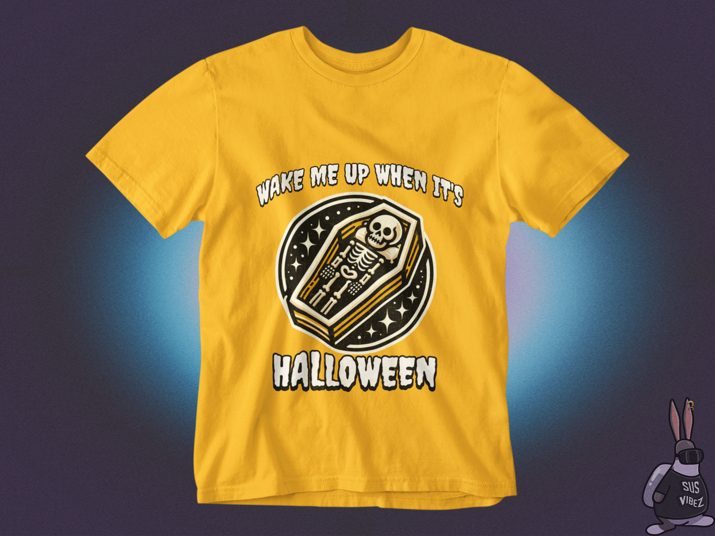 Wake me up when it's Halloween T-shirt