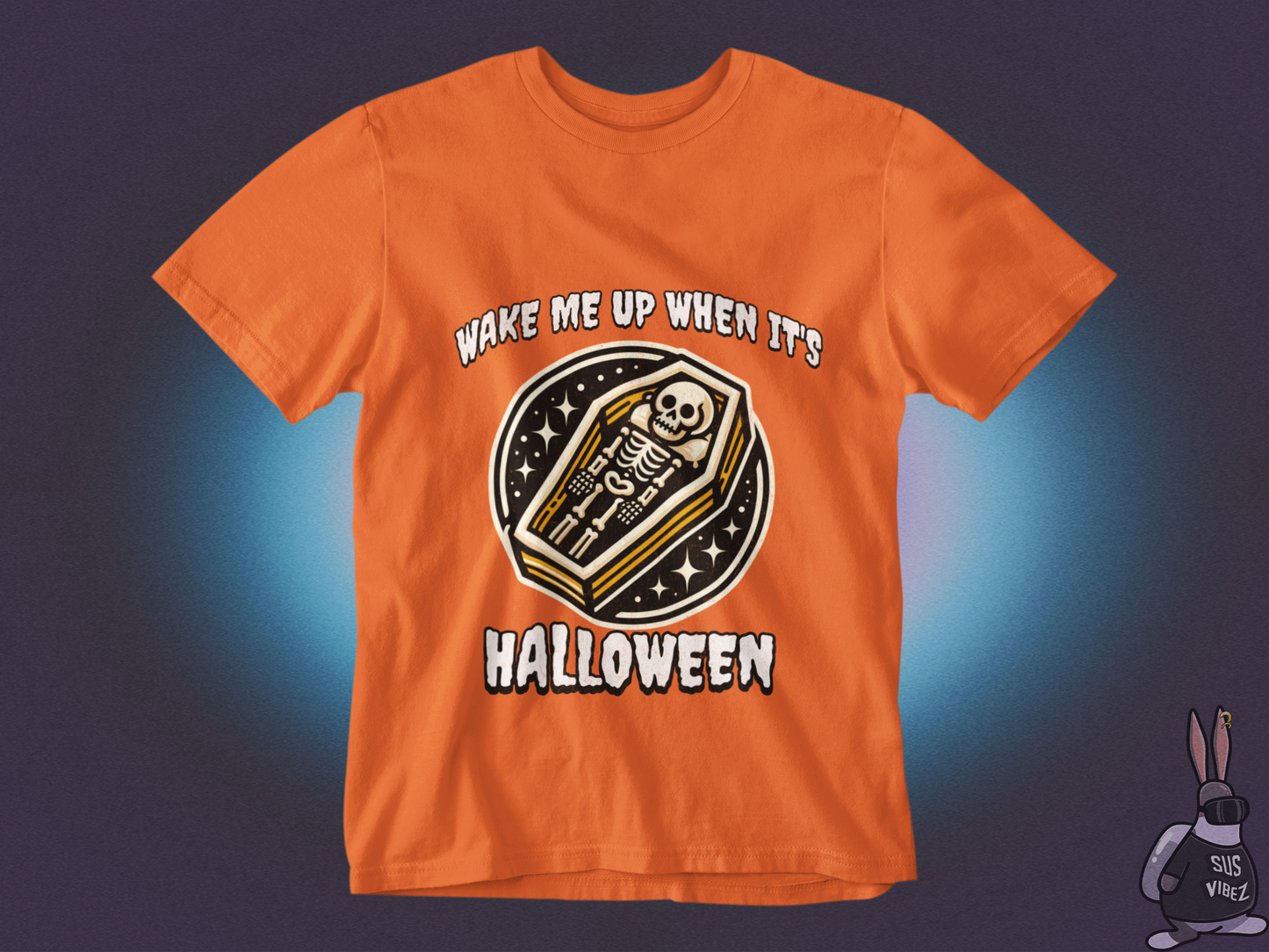 Wake me up when it's Halloween T-shirt